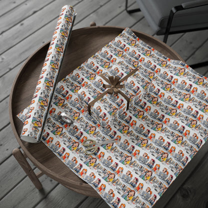 Busy Day at Dispatch Wrapping Paper