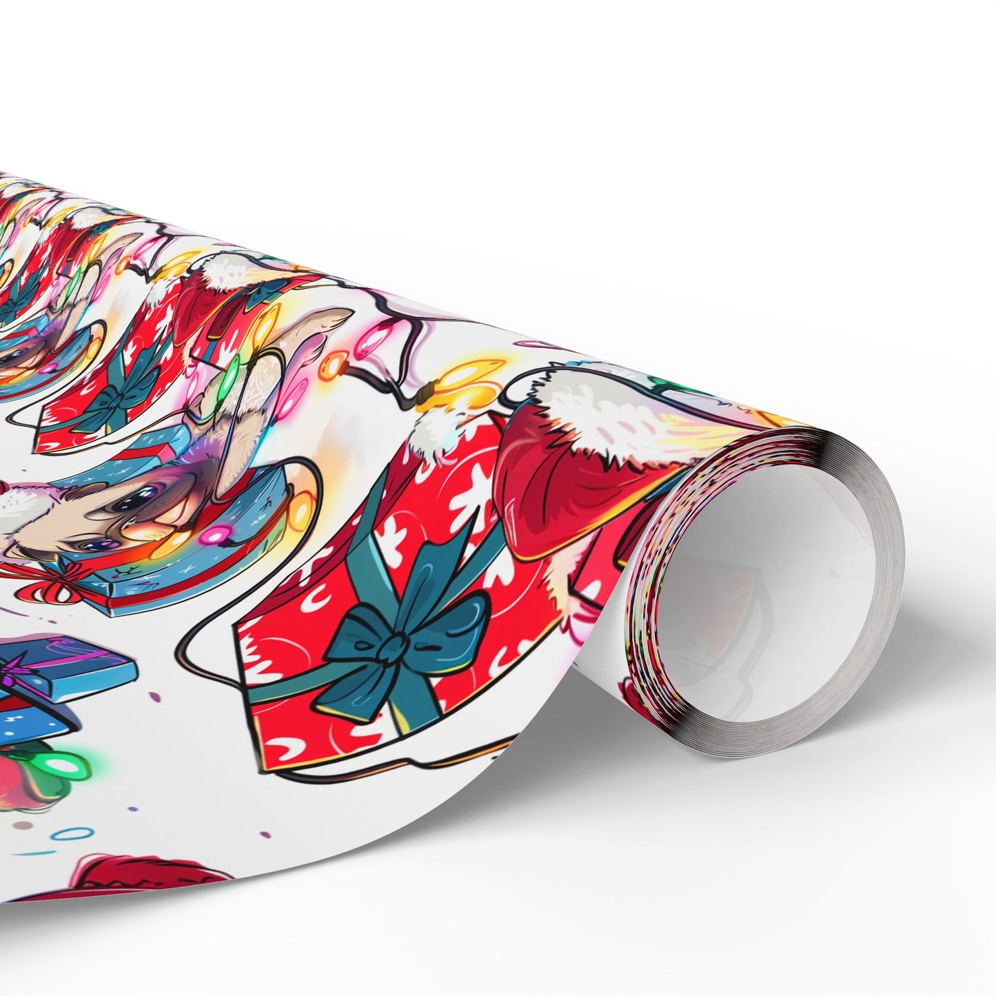 Christmas Pug Wrapping Paper