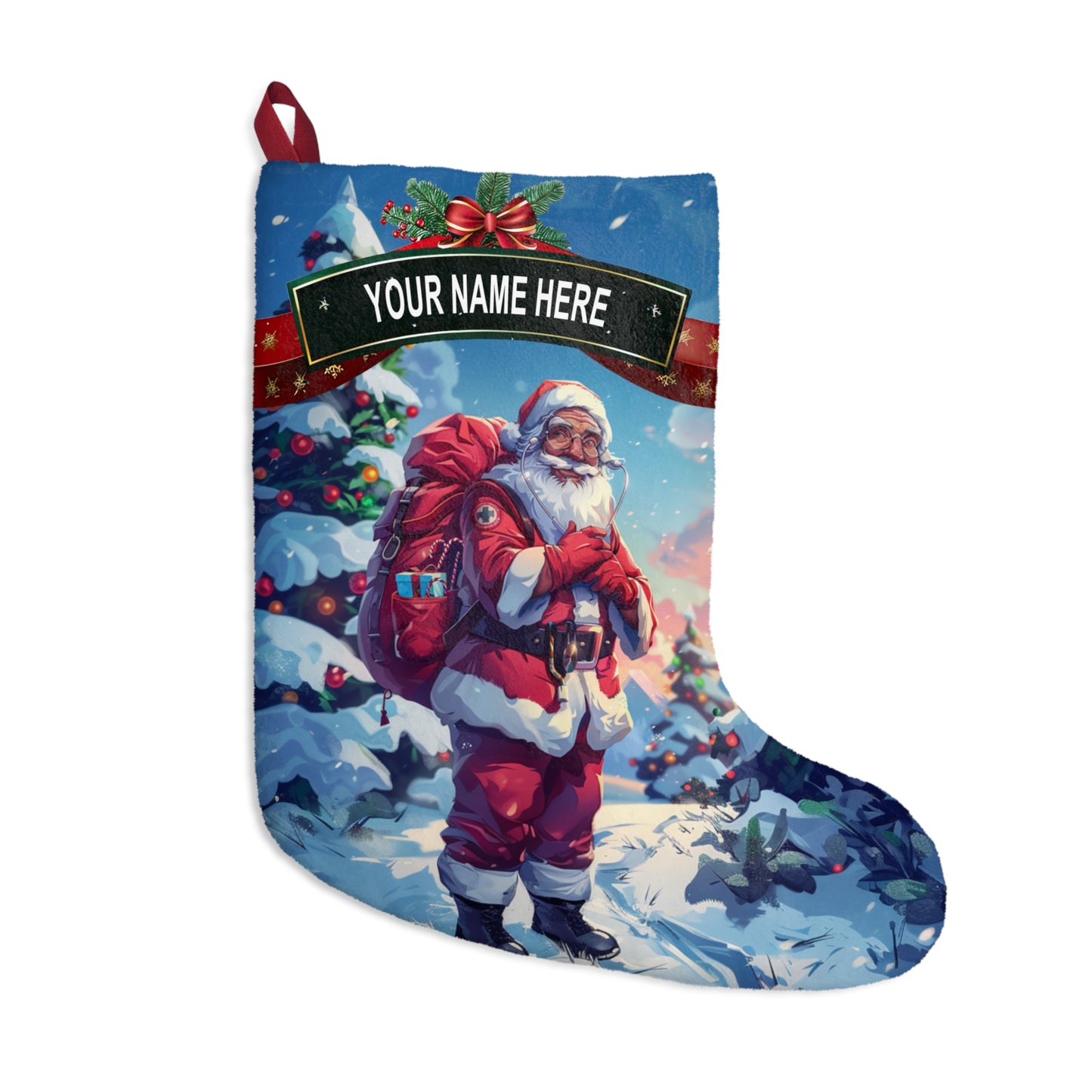 Search & Rescue Santa Stocking