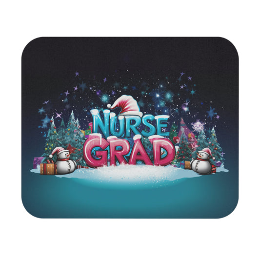 Christmas Nurse Grad Mouse Pad