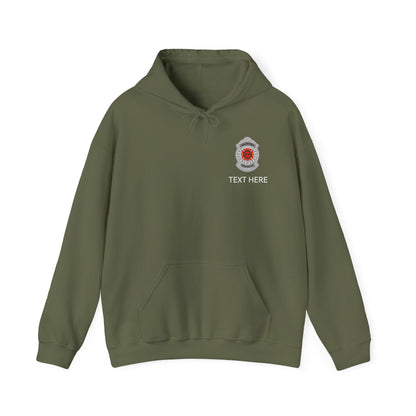 Volunteer Firefighter Badge Hoodie