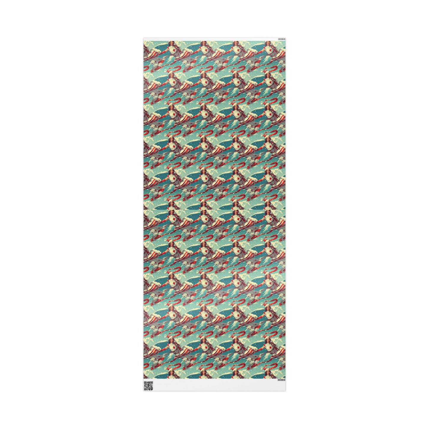 Superhero Nurse Wrapping Paper