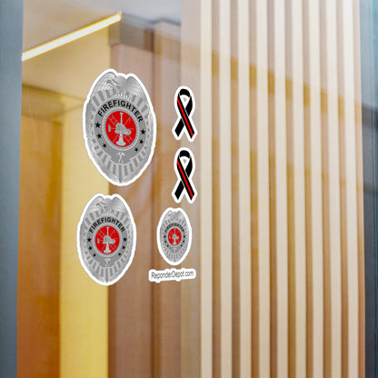 Firefighter Badge Decal Set