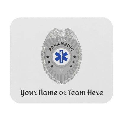 Paramedic Badge Custom Mouse Pad