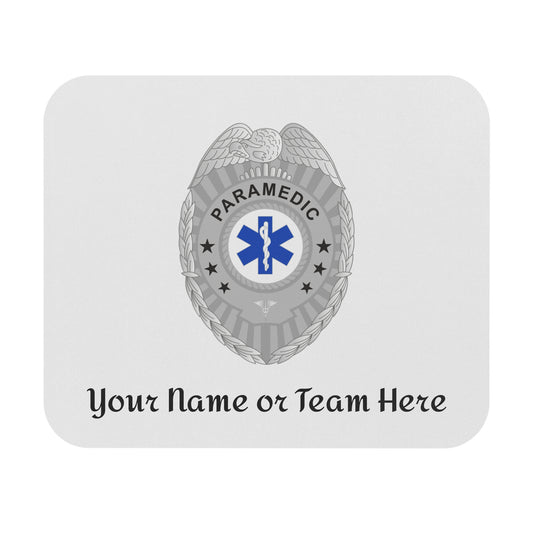 Paramedic Badge Custom Mouse Pad