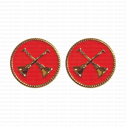2 Bugles X Red Pin - G