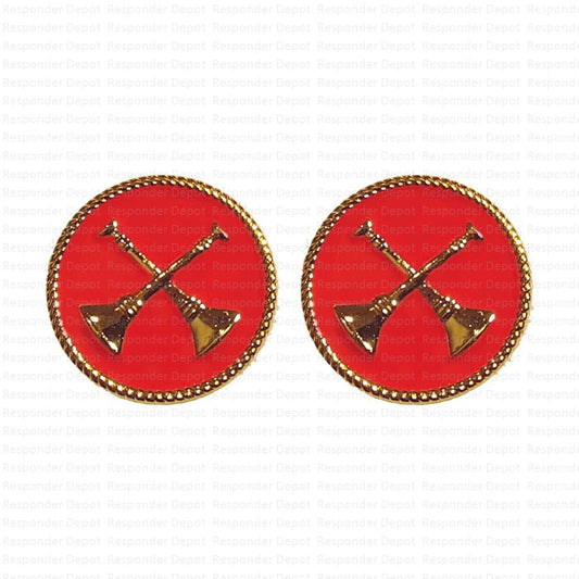 2 Bugles X Red Pin - G