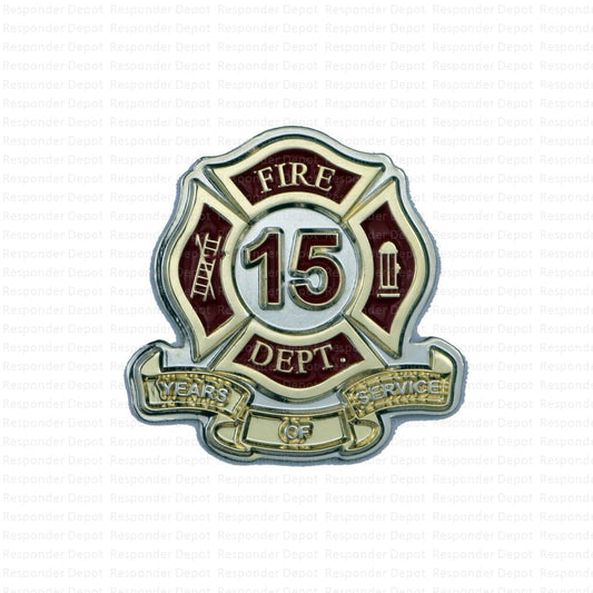 Fire Dept. Years of Service - 15 Years