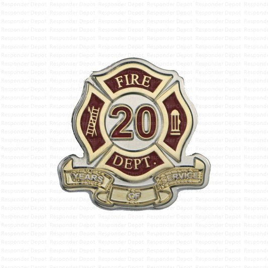 Fire Dept. Years of Service - 20 Years