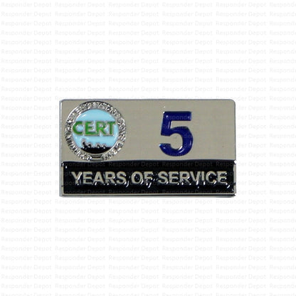CERT Years of Service - 5 Years