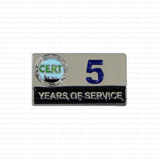 CERT Years of Service - 5 Years