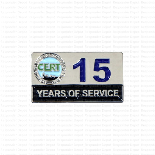 CERT Years of Service - 15 Years