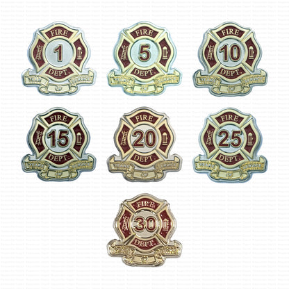 Fire Dept. Years of Service - 15 Years