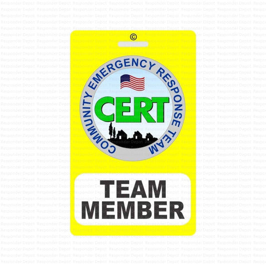CERT badge pin
