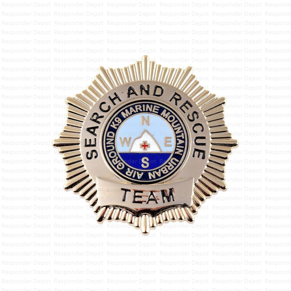 SAR Badge - Gold – Responder Depot