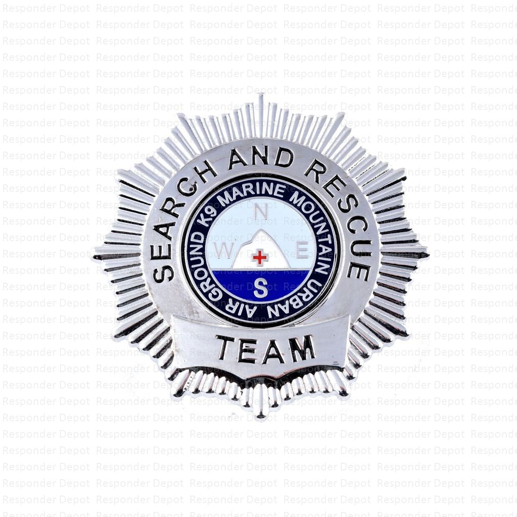 SAR Badge - Silver – Responder Depot