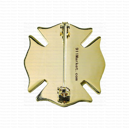 Volunteer Firefighter Badge - Gold