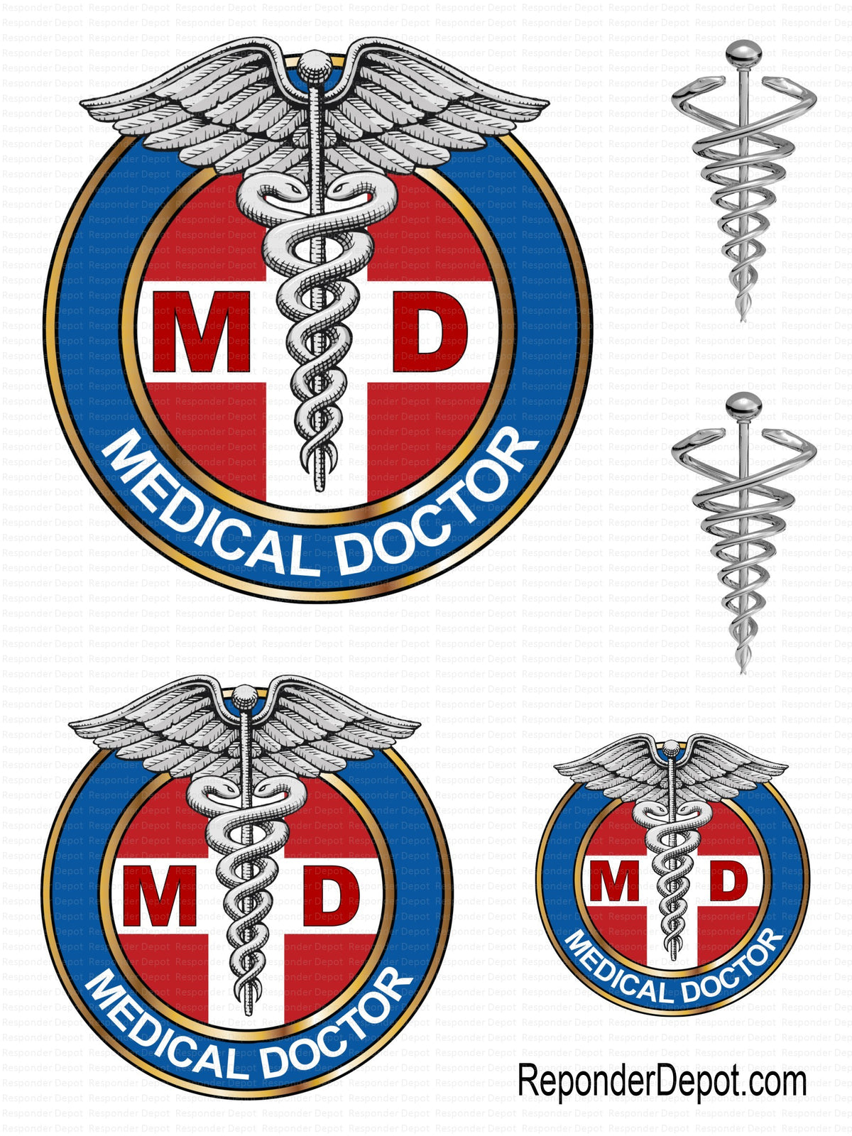 Doctor Window Decal Medical Doctor Decal Set – Responder Depot