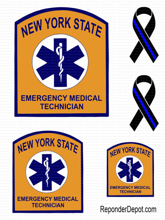NY - EMT Decal Set