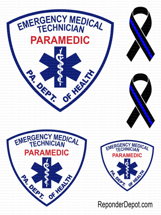 PA - Paramedic Decal Set