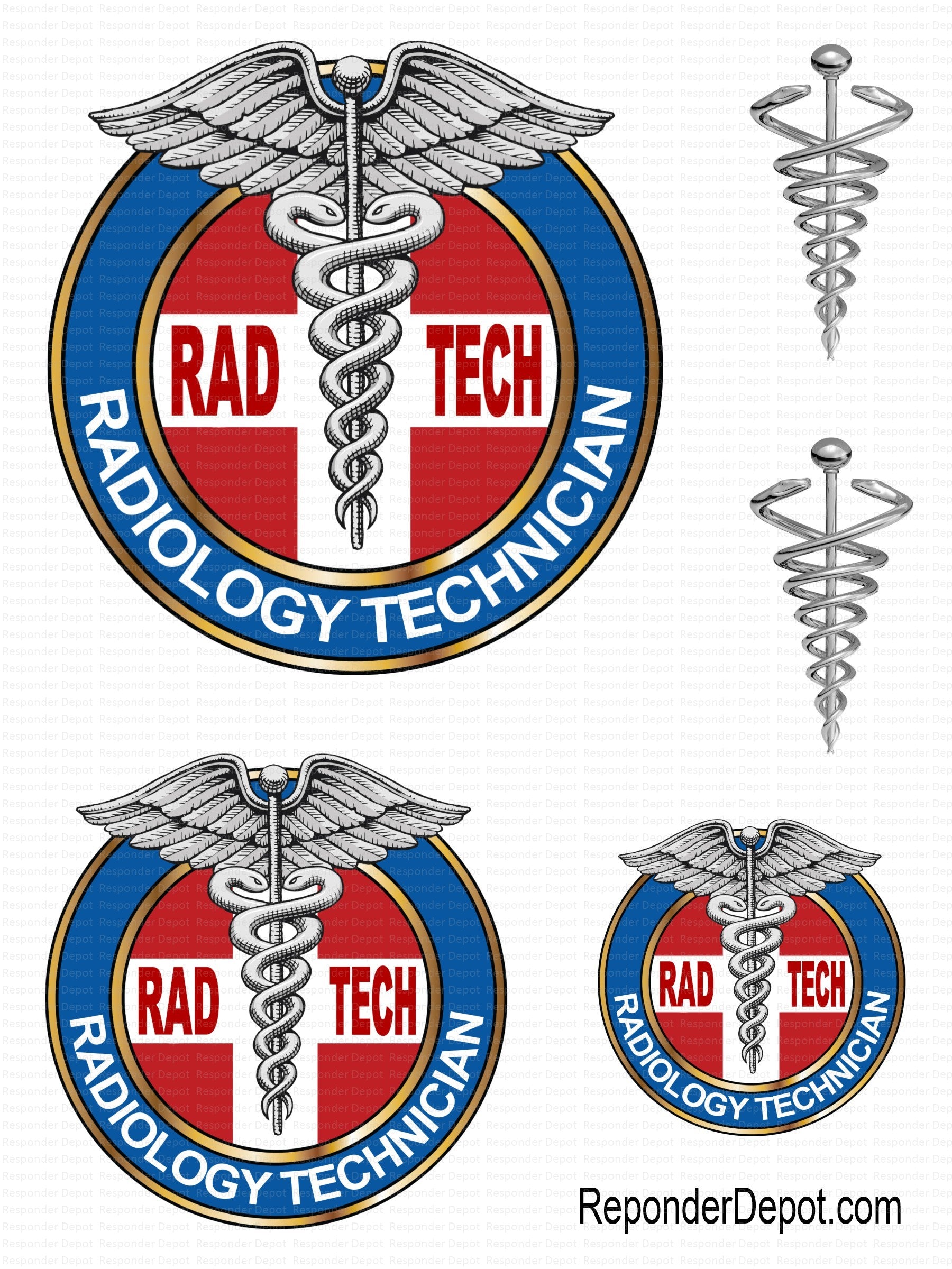 Rad Tech In Process Sticker Radiology Technologist Decal Set – Responder Depot
