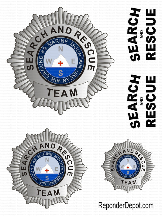 CERT & SAR - SAR - Decals & Magnets – Responder Depot