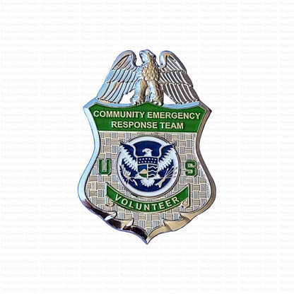 CERT Badge Shield - Silver
