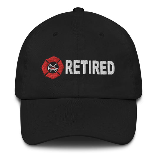 Retired Firefighter Baseball Cap