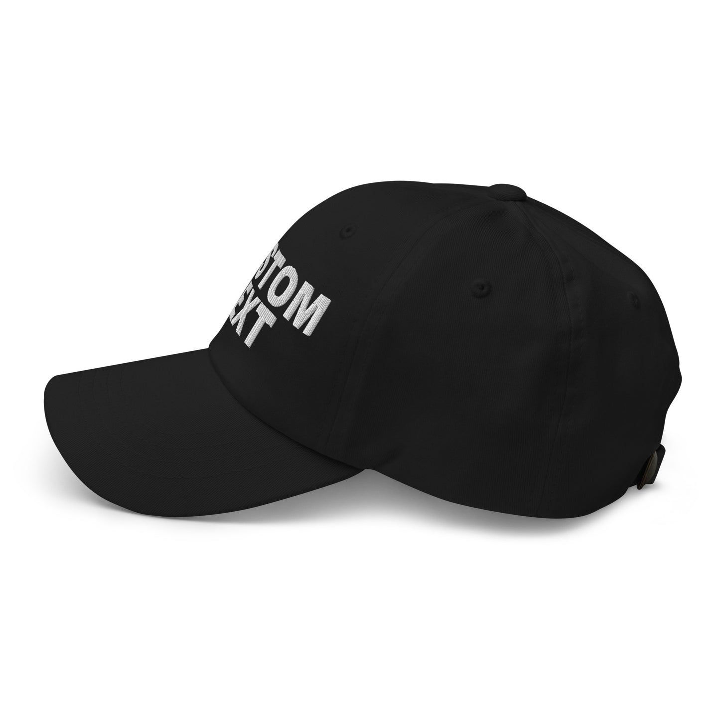 Custom Text Baseball Cap