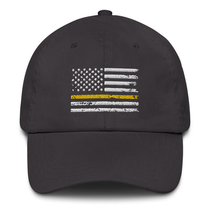 Yellow Line Flag Baseball Cap