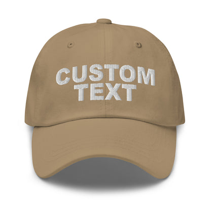 Custom Text Baseball Cap