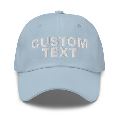 Custom Text Baseball Cap