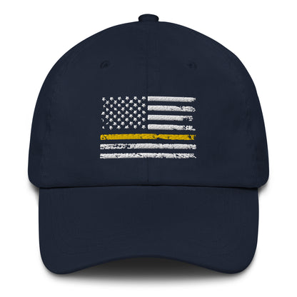 Yellow Line Flag Baseball Cap