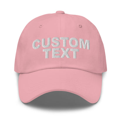 Custom Text Baseball Cap