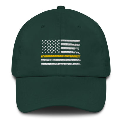 Yellow Line Flag Baseball Cap