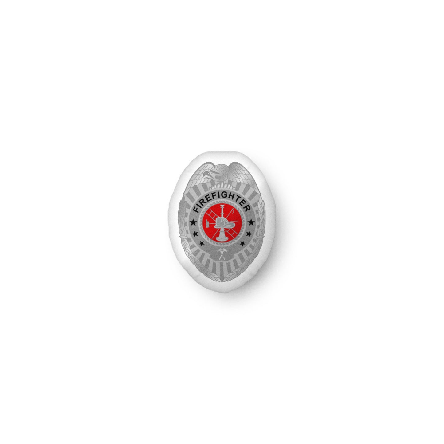 Firefighter Badge Pillow