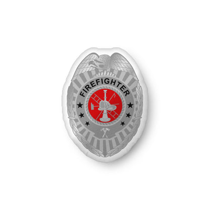 Firefighter Badge Pillow