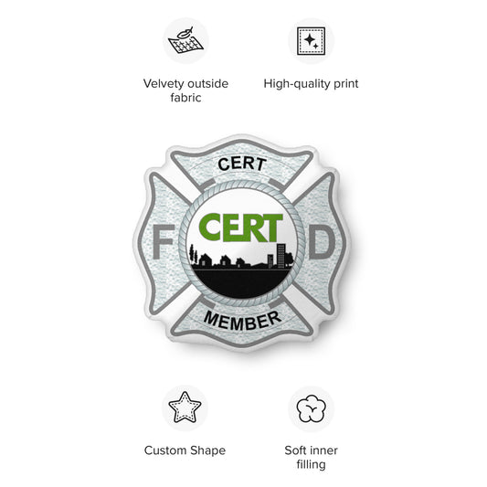 CERT Badge FD Pillow