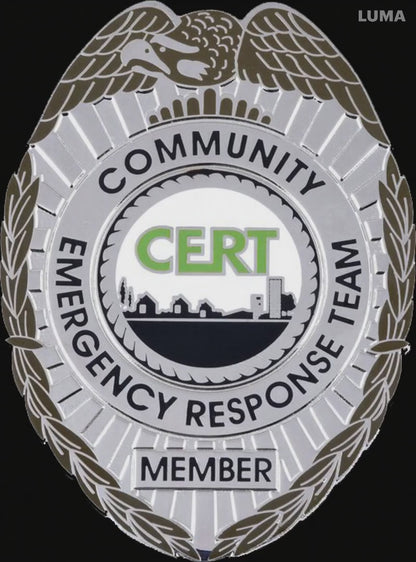 CERT Badge 1 - Silver
